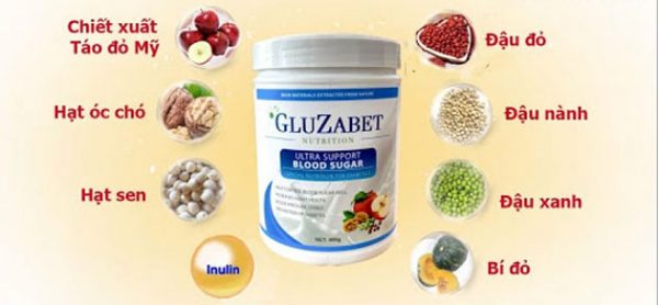 Thành phần của sữa tiểu đường Gluzabet